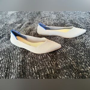 Rothy's Gray Women's Pointed Toe Flats. Size 6.